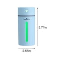 thumbnail image 2 of Warm and Cool Mist Humidifier Portable Desk Humidifier, Cool Mist Humidifier, Small Humidifier for Home Bedroom Office, Plants, Colorful Night Function Cool and Warm Mist Humidifier, 2 of 7