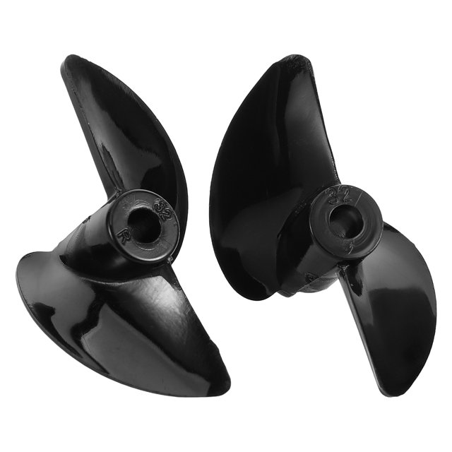 Hélice PC Noire pour Modèles de Bateaux Électriques D32mm Haute Efficacité Design à 2 Pales option Réversible pour Vitesse et Précision Plus Rapides