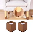 thumbnail image 3 of GROWTH TANK Furniture Bed Riser Chair Leg Lifts Couch Lifter Square 6x5cm Brown, 3 of 9