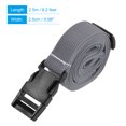 thumbnail image 2 of Unique Bargains 2.5m Suitcase Belts with Quick Release Buckle Luggage Straps, Gray, 2 of 5
