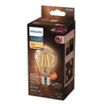 thumbnail image 4 of PHILIPS 4.5W (40W) A19 Medium Base Amber Dimmable Vintage LED Light Bulb, 4 of 6