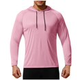 thumbnail image 2 of Gym Shirts for Men Long Sleeve UPF 50+ Sun Shirts Compression Fit Fishing Shirt Raglan Quick Drying Workout Hoodies, 2 of 5