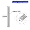 thumbnail image 2 of Unique Bargains 4Pack M6 x 85mm 1mm Pitch 304 Stainless Steel Fully Threaded Rod Bar Studs, 2 of 6