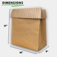 thumbnail image 4 of Dano Pre-Cuffed Paper Trash Compactor Bags (12 Pack) | Heavy Duty Kitchen Garbage Compactor Bags & Liners | 11 Gallon Precuffed Garbage Bag for Compactor | Eco-Friendly, 4 of 7
