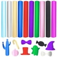 thumbnail image 3 of PVCS Glitter Self-adhesive Vinyl Heat Transfer Film Iron On DIY Decorative Sticker, 3 of 8