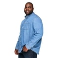 thumbnail image 4 of Chemise en denim George Plus pour hommes, 4 of 6