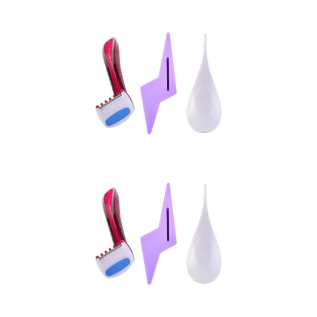 Maytalsory Shaver Shaping Tool for and Pubic Skin Hair lightning 2Set