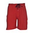 thumbnail image 3 of Hanes Mens Jersey Lounge Drawstring Shorts with Logo Waistband 2-Pack, S, 3 of 3