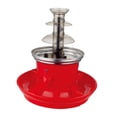 thumbnail image 1 of DimyFew Fontaine à Fondue au Chocolat Électrique Machine à Fondue au Chocolat Fontaine Commerciale au Chocolat Fournitures de Fête Machine à Faire Fondre Tremper Acier Inoxydable Convient au Bureau Rouge, 1 of 8