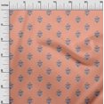 thumbnail image 2 of oneOone Viscose Chiffon Fabric Leaves & Floral Block Print Fabric BTY 42 Inch Wide, 2 of 5