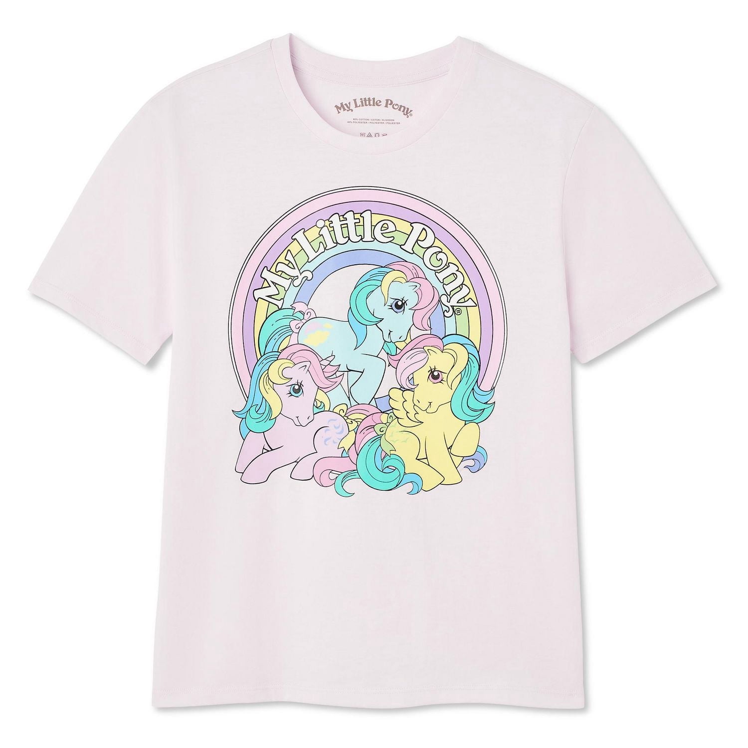 T-shirt à manches courtes Mon Petit Poney pour femmes