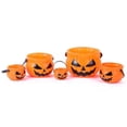 thumbnail image 1 of XZNGL Halloween Candy Bucket,Halloween Plastic Pumpkin Jar Halloween Pumpkin Candy Basket Hand Party Holiday Decorations Evil Pumpkin Bucket,Halloween Party Decorations, 1 of 9