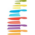 Piece ColorCoded Kitchen Knife Set Knives with Blade Guards