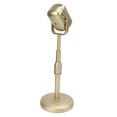 thumbnail image 1 of Simulation Microphone And Stand Set, Creativity Vintage Microphone Prop Model Stable Exquisite Workmanship  For Photo Studio Gold, 1 of 8