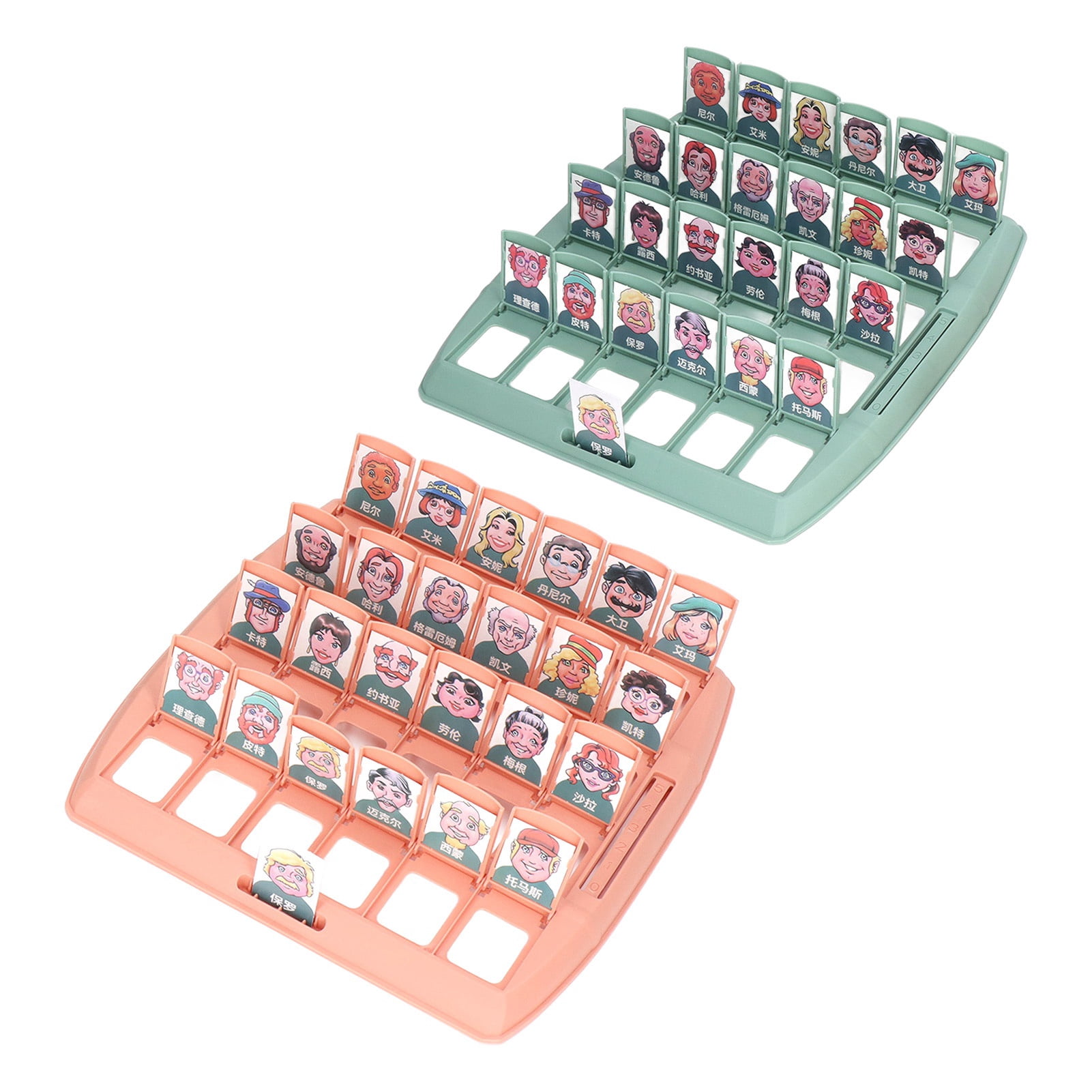 Board Game Toys, Safe Guessing Who Board Game Easy To Use Educational Cultivation Ability Interactive  for Kids