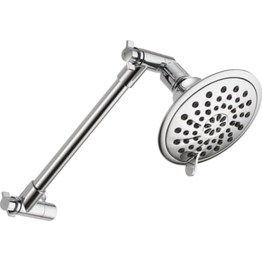 Peerless 3-Setting Shower Head with Adjustable Arm in Chrome