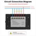 thumbnail image 3 of Tuya ZigBee Smart Switch Neutral Wire Optional Intelligent US Wall Button Light Switch AC100-240V for Alexa 3Gang,1 * Smart Switch,White, 3 of 8
