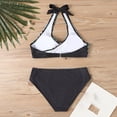 thumbnail image 4 of Bikini Sets for Women Plus Size Halter Swimsuits Two Piece Bathing Suit, 4 of 4