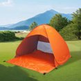 thumbnail image 4 of Hearth & Gear Outdoor Camping Camping Beach Up Beach Tent Sun Shelter For 2 To 3 Person 98% Includes 6 Tent Peg And Storage Bag To Withstand Wind Water Proof For Fishing Hiking Camping Backpack for, 4 of 4