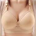 thumbnail image 1 of Weiqiqre Womens Underwear Plus Size Comfortable Front Closure Bras Push Up Full Coverage Bras, 1 of 9