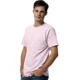 thumbnail image 1 of Hanes TAGLESS Men`s Pocket T-Shirt, 3XL, Pale Pink, 1 of 1