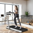 thumbnail image 4 of SuperFit 4.75HP 2 In 1 Folding Treadmill W/Remote APP Control, 4 of 10