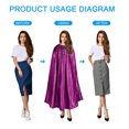 thumbnail image 3 of Unique Bargains Portable Dressing Room, 1.2M Length Instant Changing Tent for Beach Boating, Dark Purple, 3 of 6