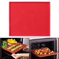 thumbnail image 1 of mmirethe Durable Silicone Baking Sheet for Non-Stick Cake Baking Heat Resistant Red 26x31cm 1Set, 1 of 6