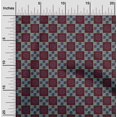 thumbnail image 1 of oneOone Viscose Jersey Fabric Geometric & Floral Block Print Sewing Fabric BTY 60 Inch Wide, 1 of 5