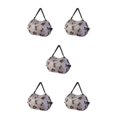 thumbnail image 1 of kurtrusly Sac de Rangement Réutilisable Pliable Écologique et Polyvalent Sac de Courses Imperméable en Polyester pour Voyage Sac de Plage Sac à Main Chiot Brun 5Set, 1 of 6