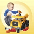 thumbnail image 4 of Camion à Benne Cat de Mega Bloks - 25 Blocs, 4 of 6