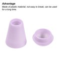 thumbnail image 4 of Unique Bargains Bell End Stopper Cord Rope Lock for Drawstring Bag, Purple Green Blue Pink Beige, 100 Pack, 4 of 5