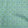 thumbnail image 1 of oneOone Polyester Spandex Turquoise Green Fabric Asian Suzani Sewing Craft Projects Fabric Prints By Yard 56 Inch Wide, 1 of 5