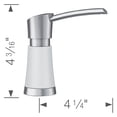 thumbnail image 2 of Artona Distributeur de Savon - Acier PVD/blanc, 2 of 2