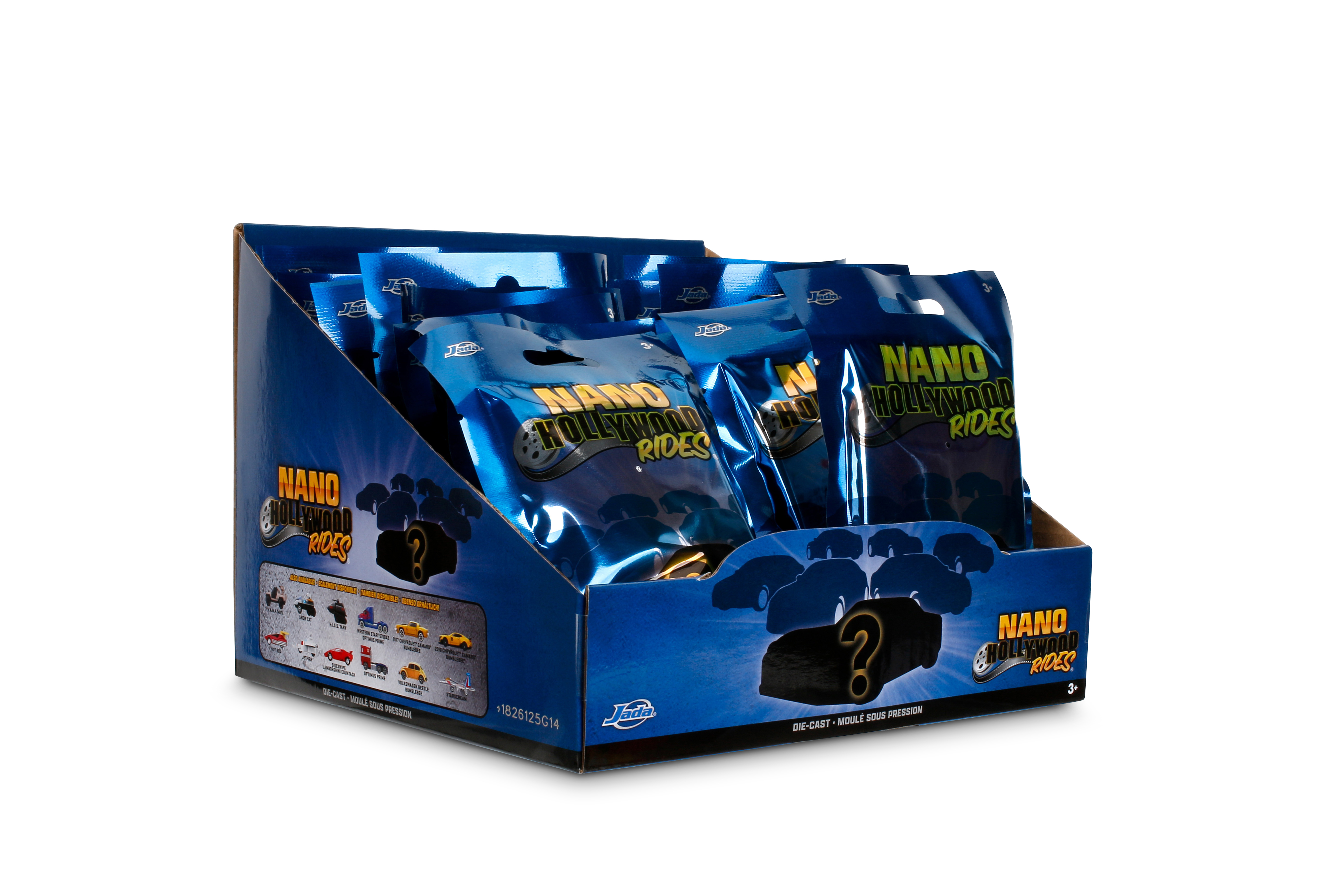Hasbro Nano Hollywood Rides – Diecast Blind Bags with Surprise Cars by Jada Toys – 1.65" Collectible