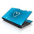 thumbnail image 1 of LSS Blue Heart Laptop Skin Sticker Decal Cover Fits 17" to 19" Laptops, 1 of 1