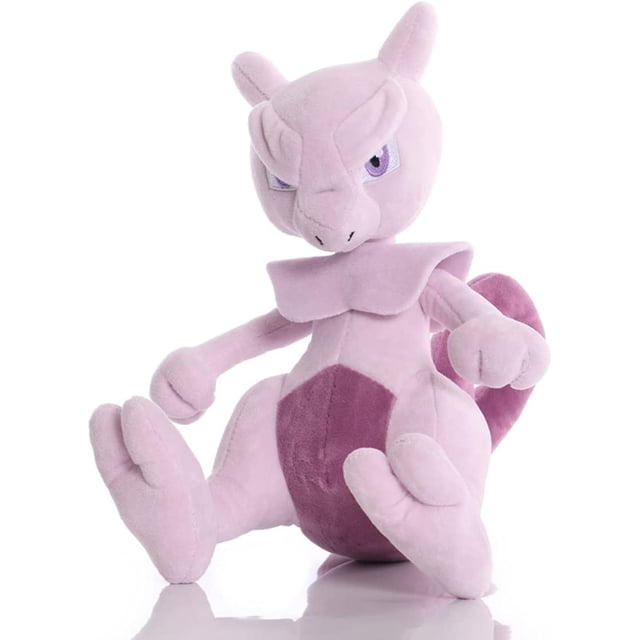 Pokemọn 12 Pouces Mewtwọ Peluche Super Rêve Poupée Jouet en Peluche, un Jouet en Peluche Doux et Charmant Lavande et Violet Fabriqué avec Rembourrage en Coton PP. Cet Animal en Peluche de Collection Présente des Coutures Détaillées, des Yeux Expressifs et le design Emblématique de Mewtwo, le Rendant Idéal pour Offrir Ou Exposer. le Jouet en Peluche Est Compressé sous Vide pour l'Expédition et Peut Être Remis à Sa Forme Originale en Pressant des Deux Mains.