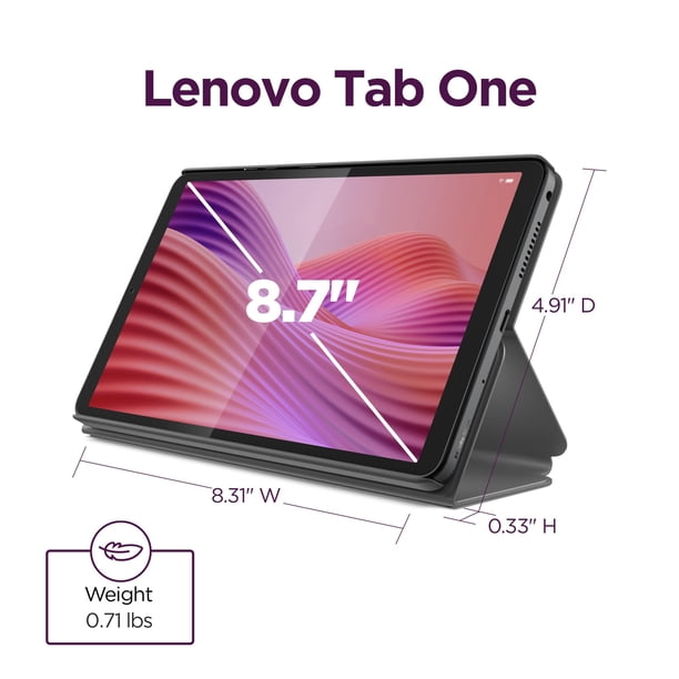 超 美品 タブレット 本体 8.7型　Lenovo Tab One ケース付き Lenovo Tab One - Lightweight Tablet - up to 12.5 Hours of YouTube