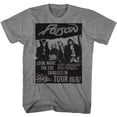 thumbnail image 1 of Poison T-Shirt pour Adulte Rock Band Style What Tour Graphite Heather, 1 of 2