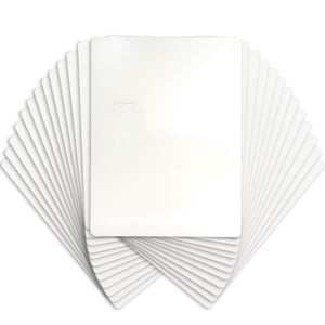 Grand 2 Pack Lapboards à sec à double face 9 X 12 Tableaux blancs de pouce