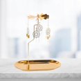 thumbnail image 3 of ziyahi Gold Candle Holder Rotating Tea Light Holder Candleholder Decor H, 3 of 8