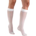 thumbnail image 1 of Truform Sheer Knee High Stockings: 15 - 20 mmHg, White, Large, 1 of 1