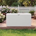 thumbnail image 1 of YUSAZENS 99 Gallon Outdoor Storage Box, HDPE Material, Weather Resistant, Large Patio Organizer Bin White, 1 of 8