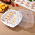 thumbnail image 4 of AURARMLET Microwave Vegetable Steamer Dumpling Steamer Basket PP Refrigerator Compatible White 1Set, 4 of 7