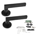 thumbnail image 2 of Door Handle Lock,2Pcs Door Handle Quiet Exterior Door Handle Door Handle Seamless Integration, 2 of 14