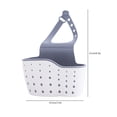 thumbnail image 2 of Chmadoxn Laundry Basket, Picnic Basket Kitchen Utensils Double-layer Sink Draining Basket Sponge Pool Storage Supplies Hanging Basket Draining Rack Baseball cap, 2 of 2