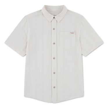 Levi Strauss Signature Textured Short Sleeve Woven Top