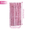 thumbnail image 2 of 1pcs Set 6.5ft Gold Aluminium Foil Fringe Curtain Photo Backdrop Streamers Decorations For Birthday Party Streamers Party 1pcs Set 6.5ft Gold Aluminium Foil Streamers Party Decorations Fringe Curtain, 2 of 8