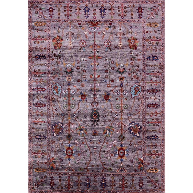 Ahgly Company Machine Washable Indoor Rectangle Industrial Modern Velvet Maroon Purple Area Rugs, 2' x 3'