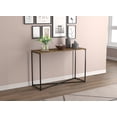 thumbnail image 1 of Safdie & Co. Console Table 44L Brown Reclaimed Wood Black X Metal, 1 of 4